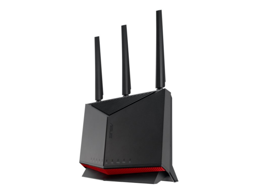 Wireless Wifi 7 Dual Band Gigabit Router | RT-BE86U | 802.11be | 6800 Mbit / s | Ethernet LAN (RJ-45) ports 5 | Mesh Support Yes | MU-MiMO No | 4G / 5G | Antenna type External / Internal | 2