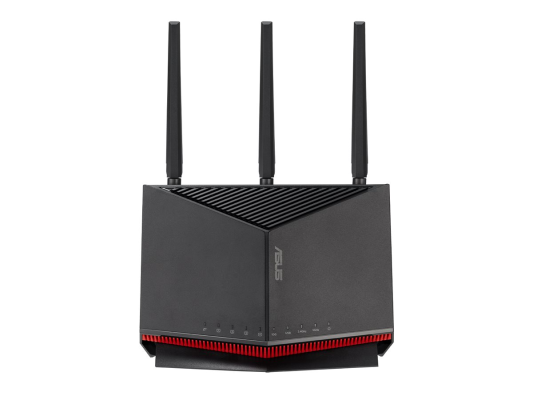 Wireless Wifi 7 Dual Band Gigabit Router | RT-BE86U | 802.11be | 6800 Mbit / s | Ethernet LAN (RJ-45) ports 5 | Mesh Support Yes | MU-MiMO No | 4G / 5G | Antenna type External / Internal | 2