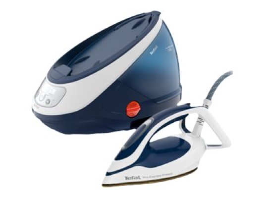 TEFAL | Steam Generator | GV9221E0 Pro Express Protect | 2600 W | 1.8 L | 7.6 bar | Vertical steam function | Calc-clean function | Blue / White