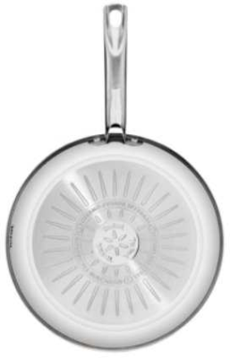 TEFAL | Frying Pan | B8170444 Intuition | Frying | Diameter 24 cm | Suitable for induction hob | Fixed handle | Black