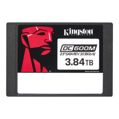 Kingston DC600M | 3840 GB | SSD form factor 2.5" | Solid-state drive interface SATA Rev. 3.0 | Read speed 560 MB / s | Write speed 530 MB / s