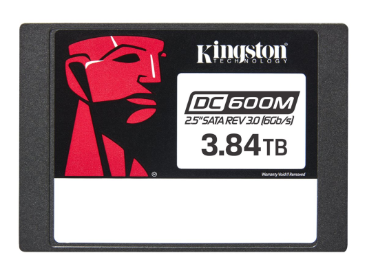 Kingston DC600M | 3840 GB | SSD form factor 2.5" | Solid-state drive interface SATA Rev. 3.0 | Read speed 560 MB / s | Write speed 530 MB / s