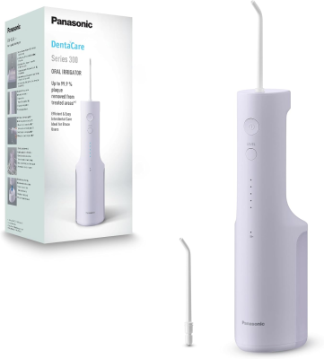 Panasonic Oral Irrigator | EW-DJ26-V303 | Cordless | 200 ml | Number of heads 2 | White