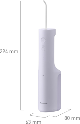 Panasonic Oral Irrigator | EW-DJ26-V303 | Cordless | 200 ml | Number of heads 2 | White