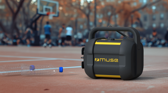 Muse | Jobsite Bluetooth Radio | M-968 BTY | 40 W | Bluetooth | NFC features