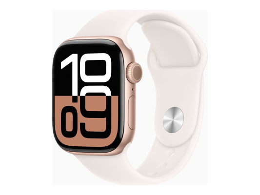 Apple Watch Series 10 | Smart watch | GPS (satellite) | Always-On Retina | Waterproof | Rose Gold
