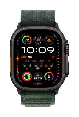 Apple Smart watch | GPS (satellite) | Always-On Retina display | 49mm | Waterproof