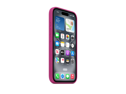 Apple Case with MagSafe | Apple | iPhone 16 | Silicone | Fuchsia