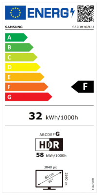 Samsung | LS32DM702UUXDU | 32 " | VA | 16:9 | 60 Hz | 4 ms | 3840 x 2160 pixels | 300 cd / m² | HDMI ports quantity 2 | Black