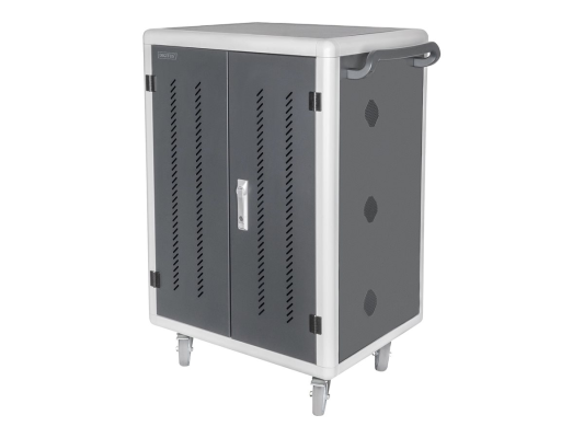 Digitus | DN-45005 Mobile charging cabinet for 30 notebooks / tablets up to 15.6 inch, data synchronization, UV-C, USB-A