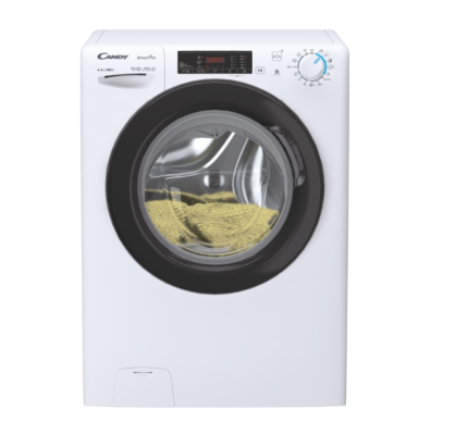 Candy Washing Machine with Dryer | CSHW4645TWB3 / 1-S | Energy efficiency class C / E | Front loading | Washing capacity 6 kg | 1400 RPM | Depth 45 cm | Width 60 cm | Display | Digit | Drying system | Drying capacity 4 kg | Steam f
