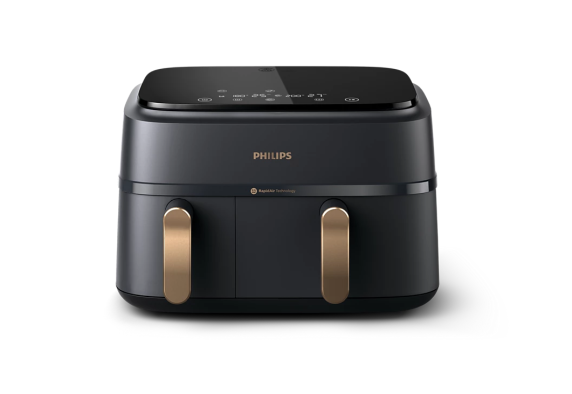 Philips Airfryer | NA352 / 00 | Power 2750 W | Capacity 9 L | Rapid Air technology | Charcoal Grey / Copper