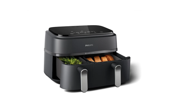 Philips Airfryer | NA352 / 00 | Power 2750 W | Capacity 9 L | Rapid Air technology | Charcoal Grey / Copper