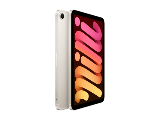 Apple | iPad mini Wi-Fi + Cellular | 8.3 " | Starlight | IPS | 2266 x 1488 pixels | Apple A17 Pro | 256 GB | 3G | 4G | 5G | Wi-Fi | Front camera | 12 MP | Rear camera | 12 MP | Bluetooth | 5.3 | iPadOS | USB-C chargin