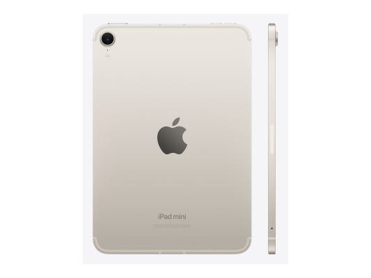 Apple | iPad mini Wi-Fi + Cellular | 8.3 " | Starlight | IPS | 2266 x 1488 pixels | Apple A17 Pro | 256 GB | 3G | 4G | 5G | Wi-Fi | Front camera | 12 MP | Rear camera | 12 MP | Bluetooth | 5.3 | iPadOS | USB-C chargin