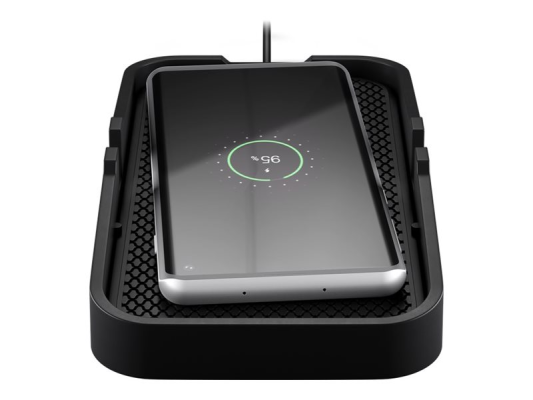 Goobay 60471 Wireless Vehicle Fast Charger 15 W, Black | Goobay