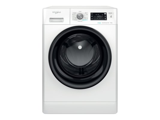 Whirlpool Washing Machine | FFB 8469 BV EE | Energy efficiency class A | Front loading | Washing capacity 8 kg | 1400 RPM | Depth 63 cm | Width 59.5 cm | Display | LED | Steam function | White