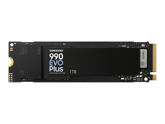 Samsung SSD | 990 EVO Plus | 1000 GB | SSD form factor M.2 2280 | Solid-state drive interface NVMe | Read speed 7250 MB / s | Write speed 6300 MB / s