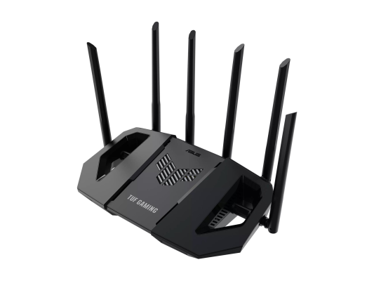 Asus | Dual Band WiFi 7 Extendable Gaming Router | TUF Gaming BE6500 | 802.11be | 6500 Mbit / s | Ethernet LAN (RJ-45) ports 4 | Mesh Support Yes | MU-MiMO Yes | Antenna type External fixed | 1