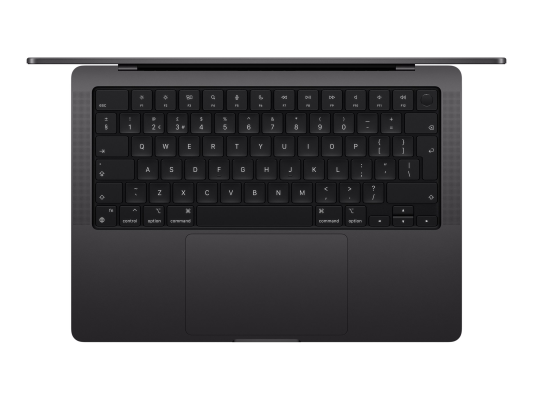 Apple MacBook | Pro | Space Black | 14 " | 3024 x 1964 pixels | Apple M4 Pro | 24 GB | Solid-state drive capacity 512 GB | Apple M4 Pro chip 12-core CPU / 16-core GPU | macOS | 802.11ax | Bluetooth version 5.3 | Keyboard language R