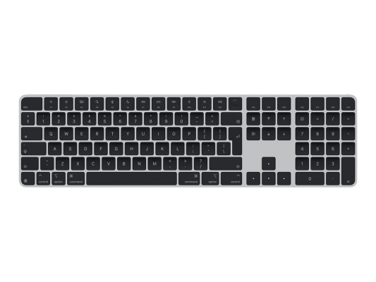 Apple Magic Keyboard with Touch ID and Numeric Keypad for Mac models with Apple silicon | Keyboard | Wireless | English | Black | Bluetooth, USB-C