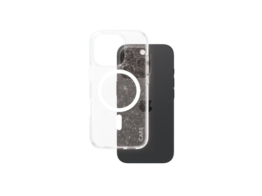 CARE Flagship Case | Back cover | Apple | iPhone 16 Pro | Recycled plastic | White | Urban Combat Star Lit with MagSafe