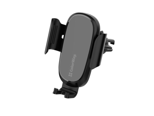 ColorWay | Air Vent Car Wireless Charger, 15W | CW-CHAW038Q-BK | 360° swivel to adjust to desired angle; Mounting in the air duct deflector of the car; Screen diagonal from 4" to 6.5" (from 7.3 cm to 9.5 cm wide)