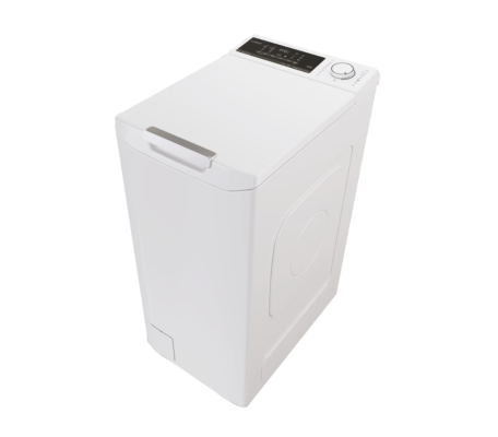Candy Washing Machine | TCA284TM5-S | Energy efficiency class A | Top loading | Washing capacity 8 kg | 1200 RPM | Depth 60 cm | Width 41 cm | Display | Digit | White