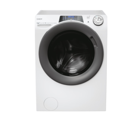 Candy Washing Machine with Dryer | RPW 41066BWMR8-S | Energy efficiency class A / D | Front loading | Washing capacity 10 kg | 1400 RPM | Depth 58 cm | Width 60 cm | Display | Digit | Drying system | Drying capacity 6 kg | Steam fu