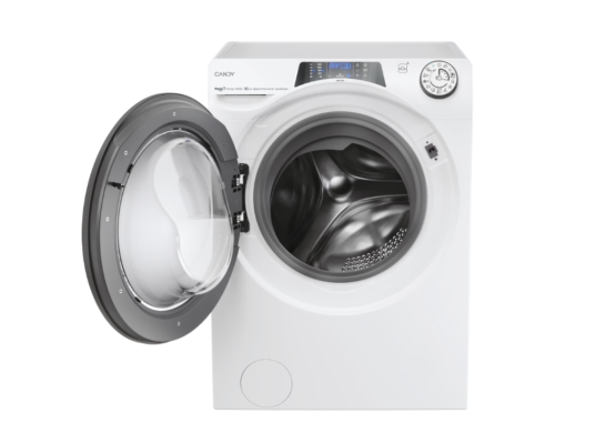 Candy Washing Machine with Dryer | RPW 41066BWMR8-S | Energy efficiency class A / D | Front loading | Washing capacity 10 kg | 1400 RPM | Depth 58 cm | Width 60 cm | Display | Digit | Drying system | Drying capacity 6 kg | Steam fu