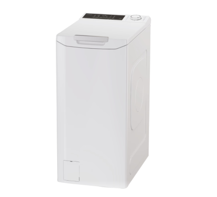 Candy Washing Machine | TCA264TM5-S | Energy efficiency class A | Top loading | Washing capacity 6 kg | 1200 RPM | Depth 60 cm | Width 41 cm | Display | Digit | White