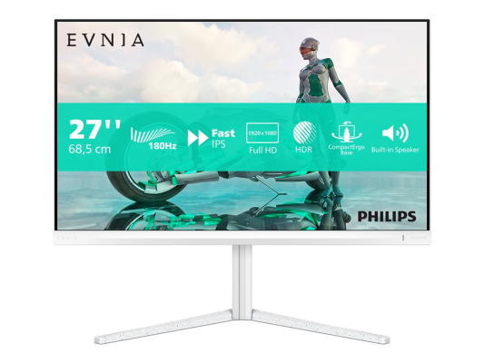 Philips | 27M2N3201A / 00 | 27 " | IPS | 16:9 | 180 Hz | 1 ms | 1920 x 1080 pixels | 300 cd / m² | HDMI ports quantity 2 | White