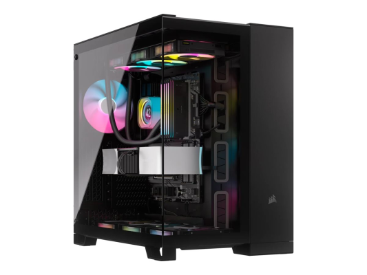 Corsair Dual Chamber PC Case | iCUE LINK 6500X RGB | Black | Mid Tower | Power supply included No | ATX