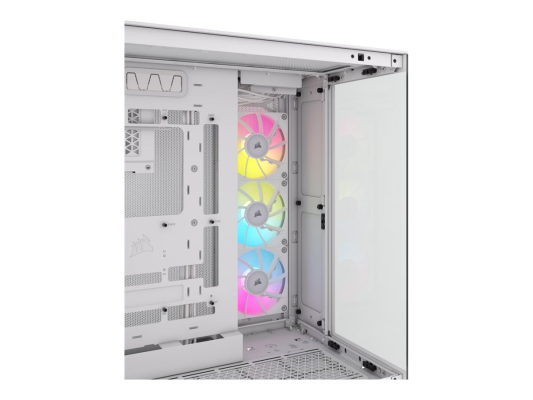 Corsair Dual Chamber PC Case | iCUE LINK 6500X RGB | White | Mid Tower | Power supply included No | ATX