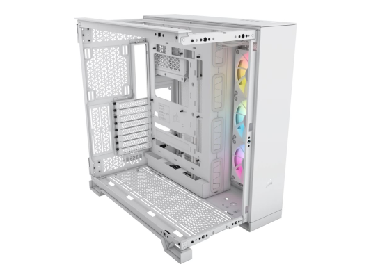 Corsair Dual Chamber PC Case | iCUE LINK 6500X RGB | White | Mid Tower | Power supply included No | ATX