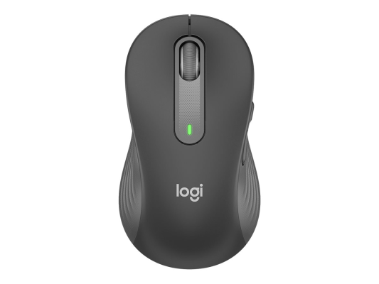 Logitech Signature M650 L Left Wireless Mouse, RF Wireless + Bluetooth, 2000 DPI, Graphite | Logitech