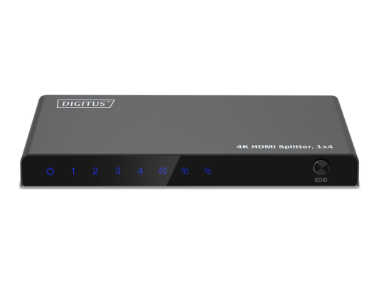 Digitus 4K HDMI Splitter, 1x4 | DS-55337 | Black
