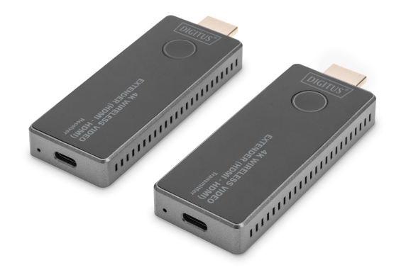 Digitus | 4K Wireless Video Extender, 30 m (HDMI - HDMI) | DS-55323 | Black / Silver