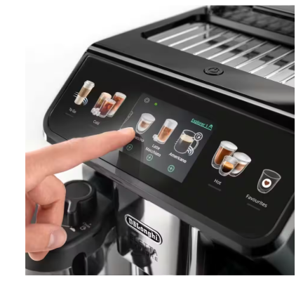 Delonghi Coffee Maker | ECAM450.55.G Eletta Explore | Pump pressure 19 bar | Built-in milk frother | Automatic | 1450 W | Grey