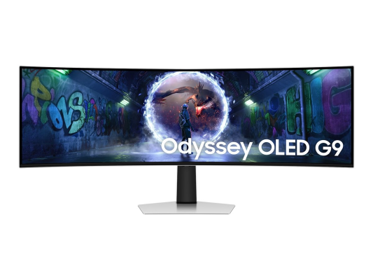 Samsung | LS49DG934SUXEN Odyssey G9 G93SD | 49 " | OLED | DQHD | 32:9 | 240 Hz | 0.03 ms | 5120 x 1440 pixels | 250 cd / m² | HDMI ports quantity 1 | Silver