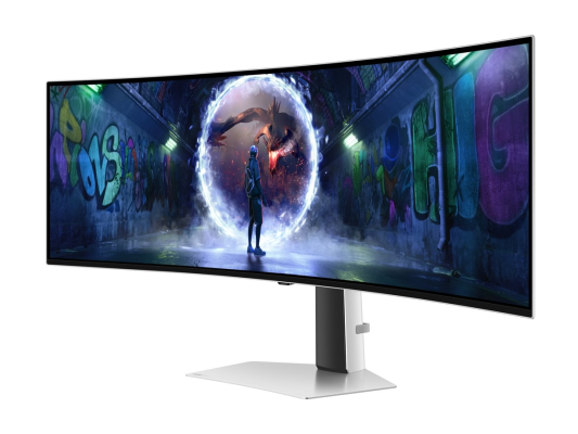 Samsung | LS49DG934SUXEN Odyssey G9 G93SD | 49 " | OLED | DQHD | 32:9 | 240 Hz | 0.03 ms | 5120 x 1440 pixels | 250 cd / m² | HDMI ports quantity 1 | Silver