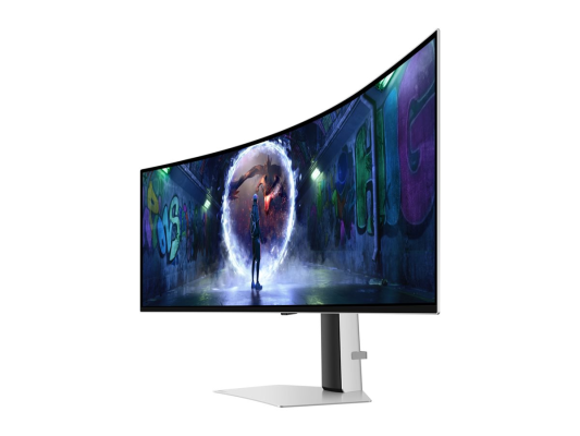 Samsung | LS49DG934SUXEN Odyssey G9 G93SD | 49 " | OLED | DQHD | 32:9 | 240 Hz | 0.03 ms | 5120 x 1440 pixels | 250 cd / m² | HDMI ports quantity 1 | Silver