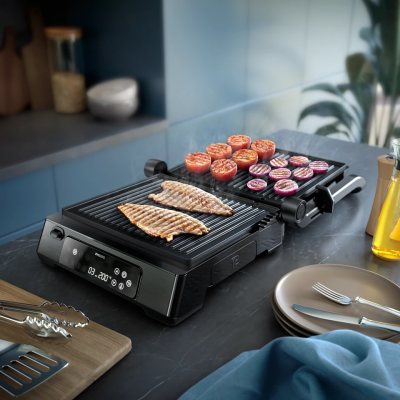 Philips | Contact Grill | HD6307 / 70 7000 series | Table | 2200 W | Black