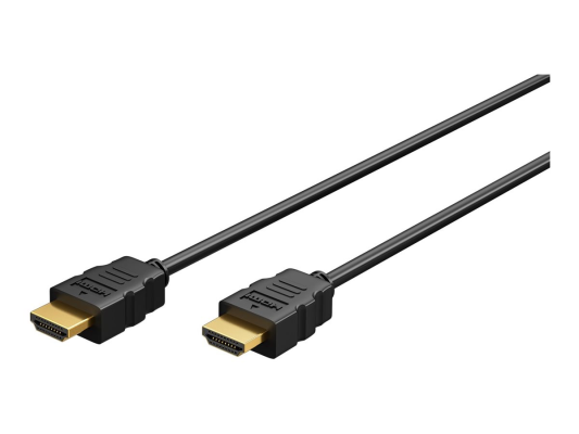 Goobay 60627 High Speed HDMI Cable with Ethernet, 4K / 60Hz, Black | HDMI | 15 m