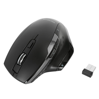 Targus | Antimicrobial Ergo Mouse | AMW584GL | Wireless | 2.4 Ghz | Black