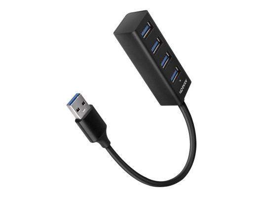 AXAGON Miniature metal four-port USB 3.2 Gen 1 hub | HUE-M1A
