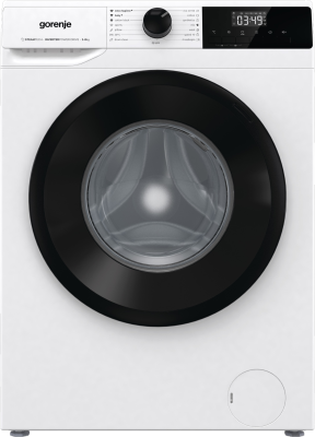 Gorenje | Washing Machine | W11NHPI84AS | Energy efficiency class A | Front loading | Washing capacity 8 kg | 1400 RPM | Depth 54 cm | Width 60 cm | Display | LED | Steam function | White