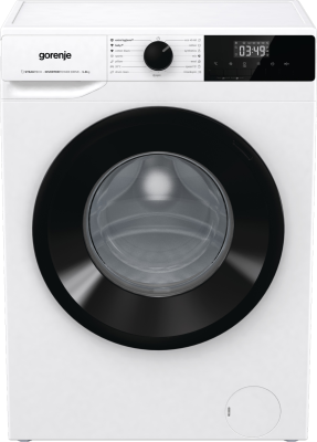 Gorenje | Washing Machine | W11NHPI84AS | Energy efficiency class A | Front loading | Washing capacity 8 kg | 1400 RPM | Depth 54 cm | Width 60 cm | Display | LED | Steam function | White