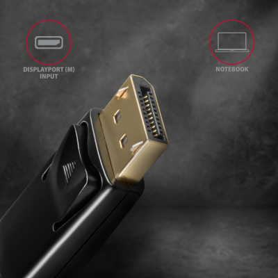 AXAGON | Active cable | DisplayPort to HDMI | 1.8 m