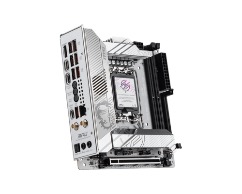 MSI MPG Z890I EDGE TI WIFI | Processor family Intel | Processor socket LGA1851 | Supported hard disk drive interfaces SATA, M.2 | Number of SATA connectors 2